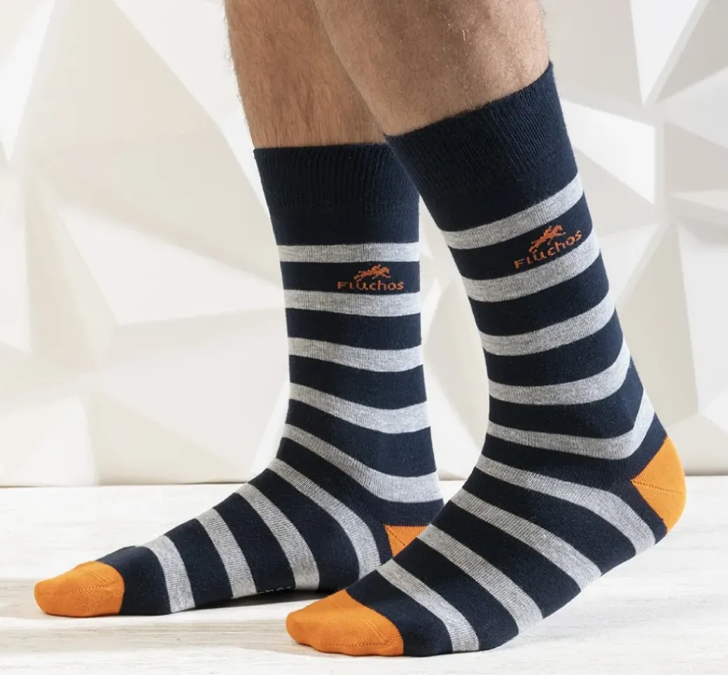 CA0009 Calcetines Largos Azules