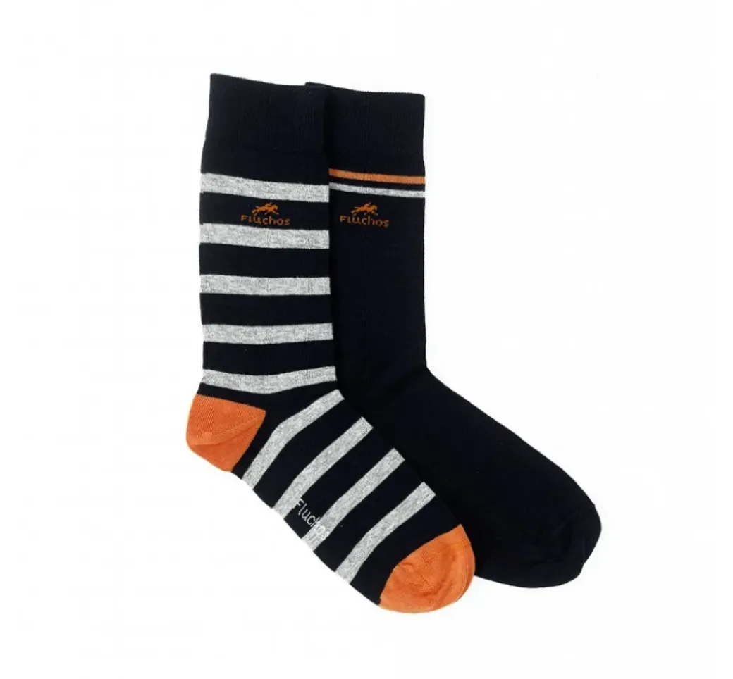 CA0009 Calcetines Largos Azules