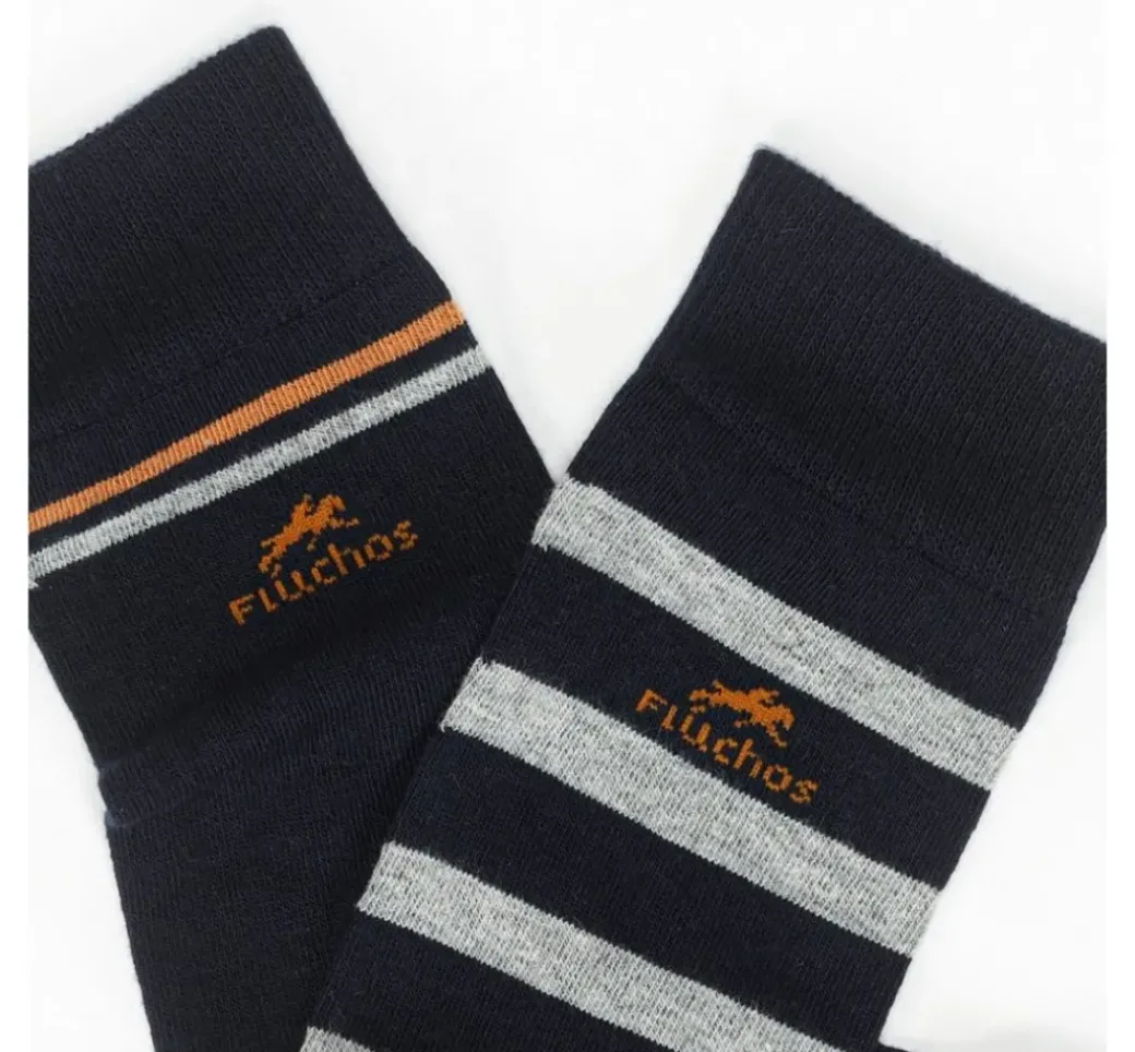 CA0009 Calcetines Largos Azules