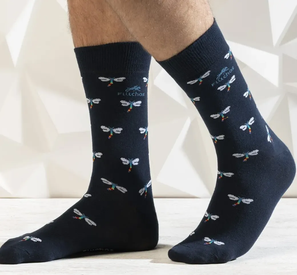 CA0009 Calcetines Largos Libelulas