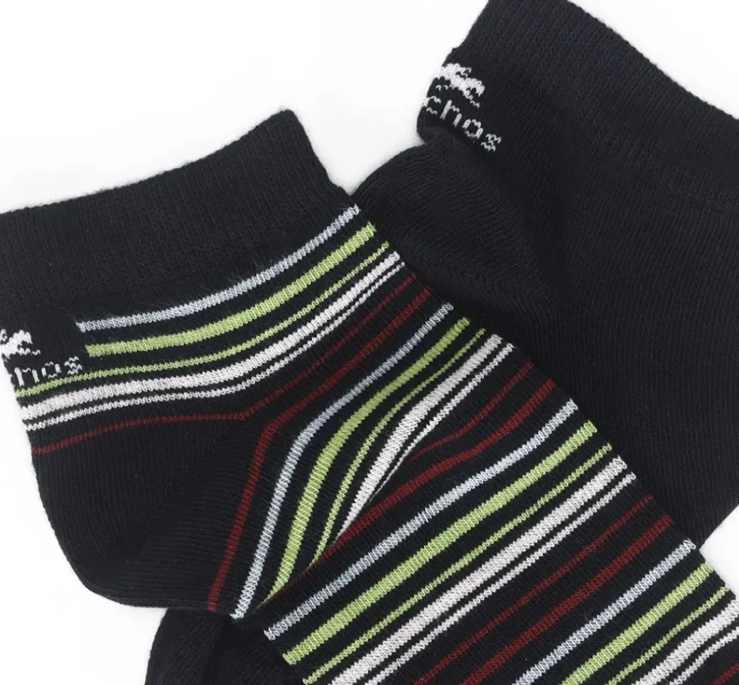 CA0010 Tobilleros Azules y Rayas