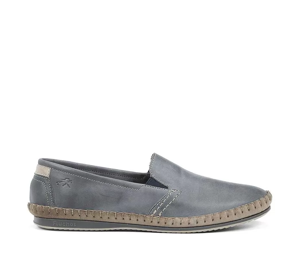 Fluchos Bahamas 8264 Zapato Azul^Hombre Slip On