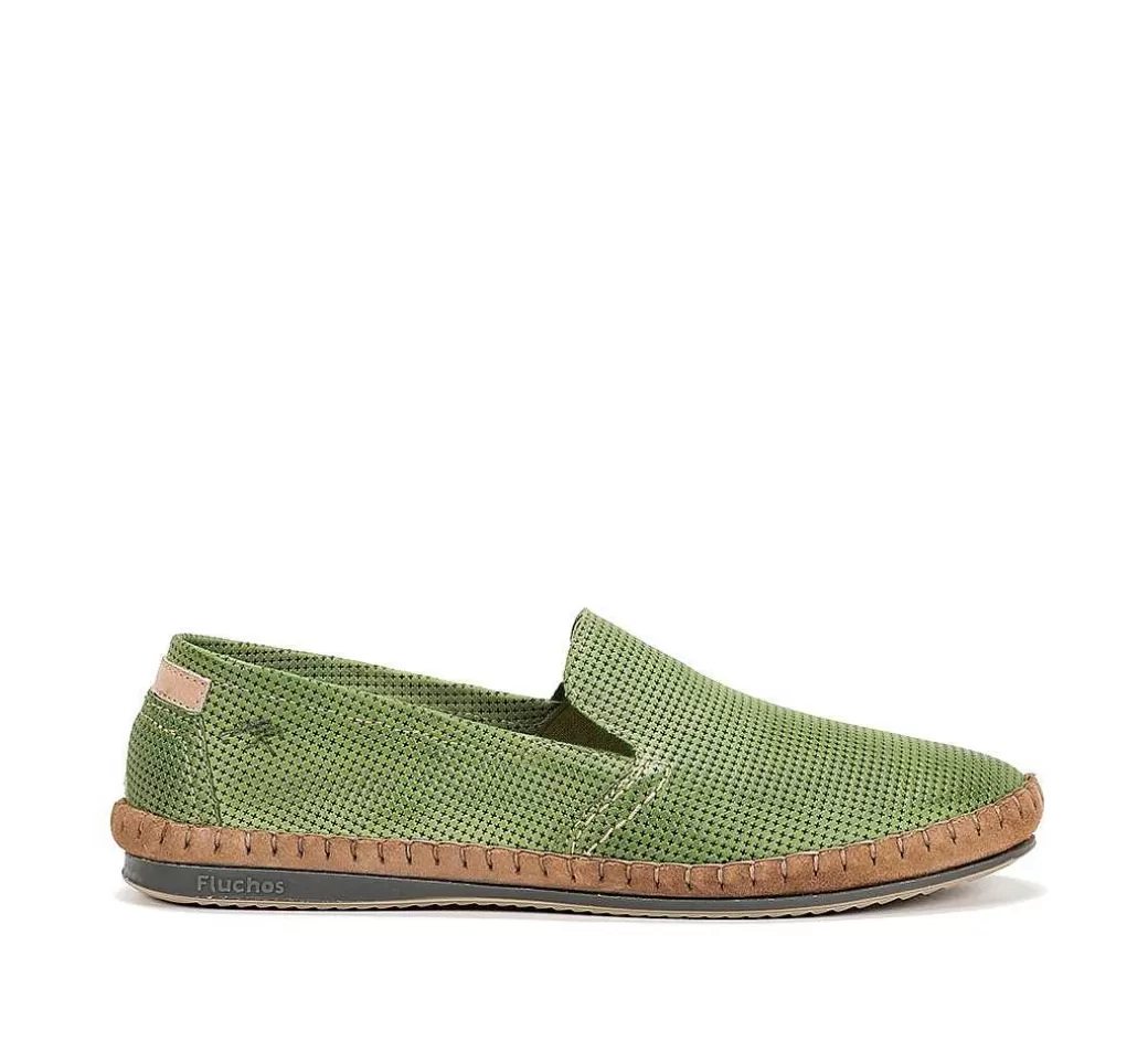 Fluchos Bahamas 8674 Slip On Verde^Hombre Slip On