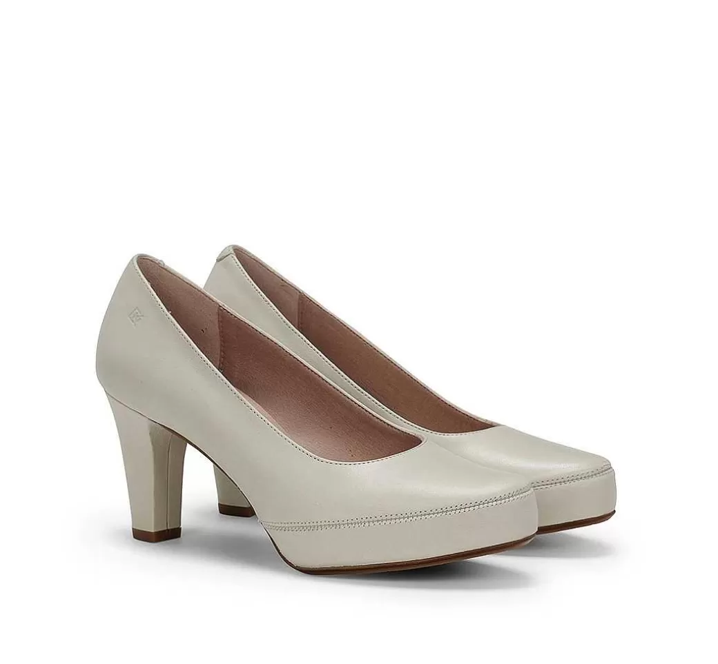 Fluchos Blesa D5794 Zapato De Tacon Blanco^Mujer Zapatos De Tacón