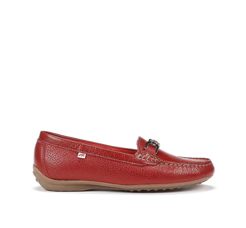 Fluchos Bruni F0804 Mocasin Rojo^Mujer Mocasines