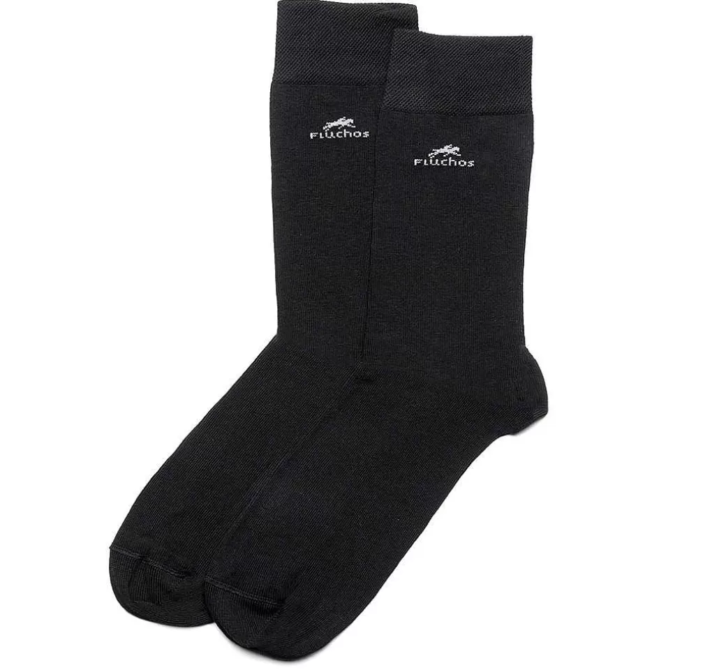 Fluchos Ca0003 Calcetines Negros^Hombre Calcetines