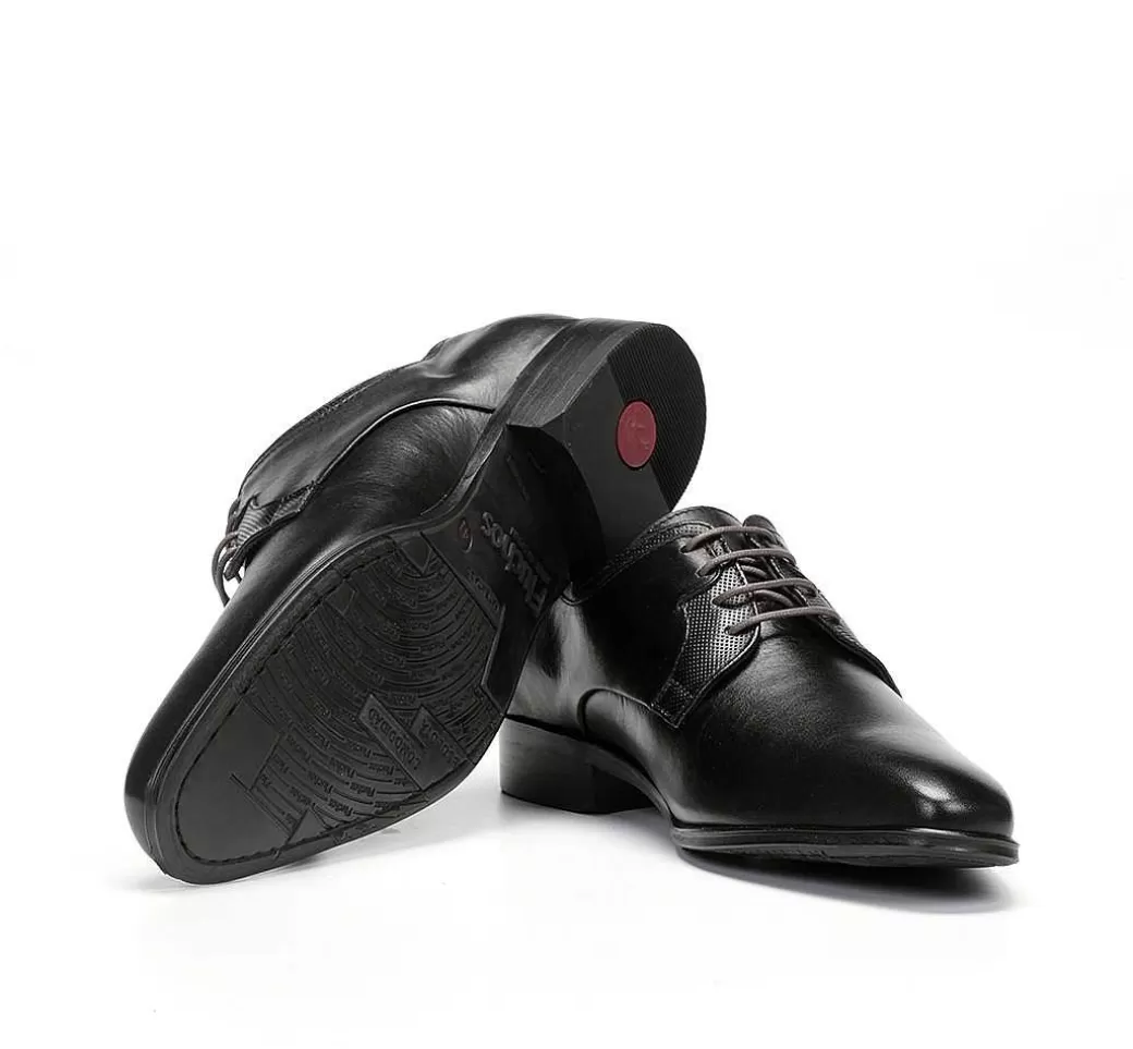 Fluchos Cesar 9668 Zapato Negro^Hombre Zapatos