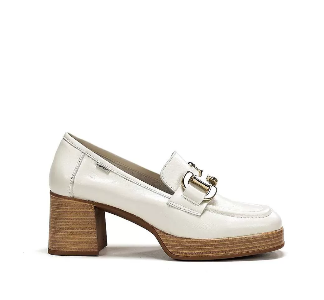 Fluchos Cristel D9232 Mocasin Blanco^Mujer Zapatos De Tacón