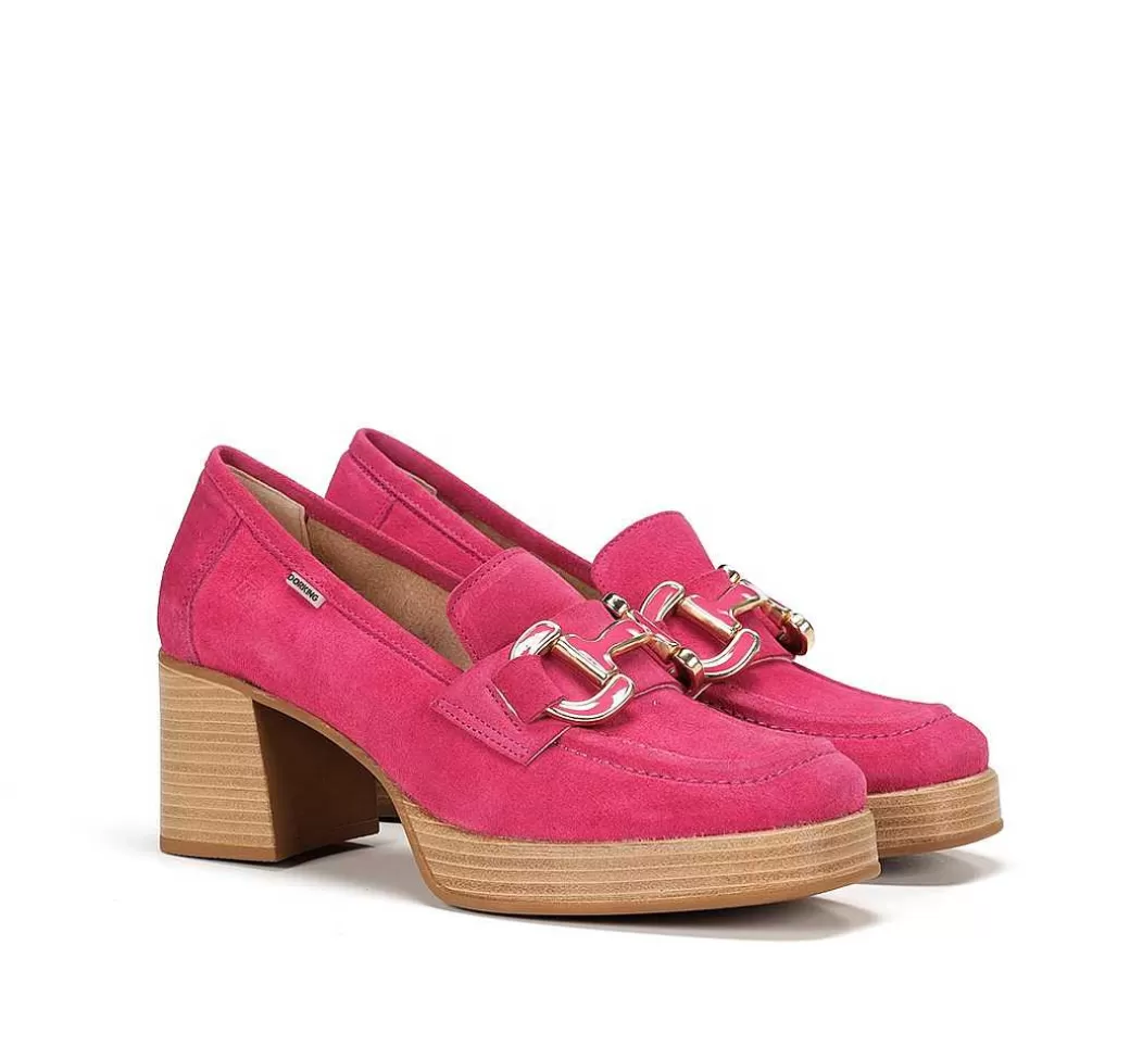 Fluchos Cristel D9232 Mocasin Rosa^Mujer Zapatos De Tacón