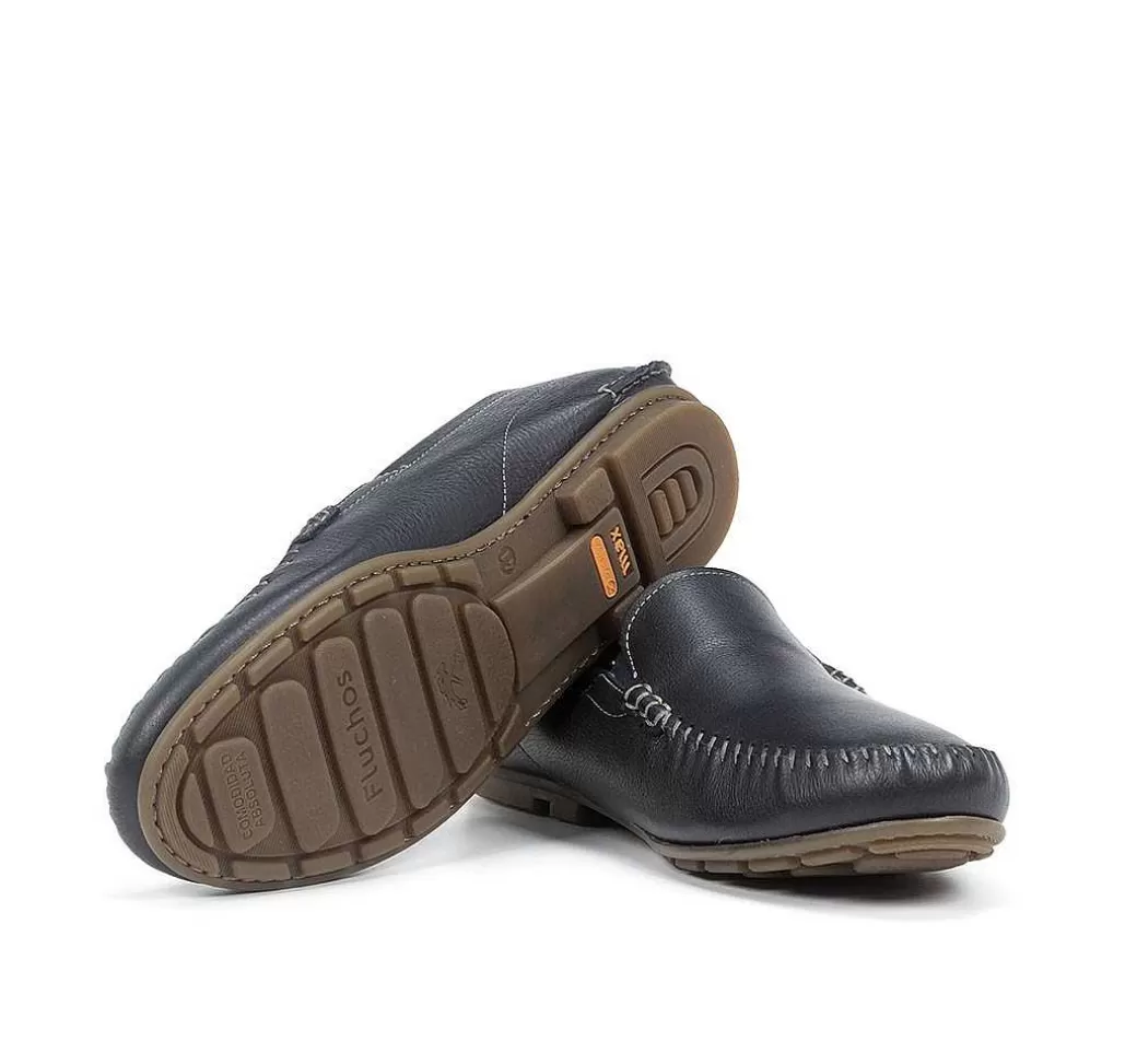 Fluchos Dorian F1173 Mocasin Azul^Hombre Mocasines