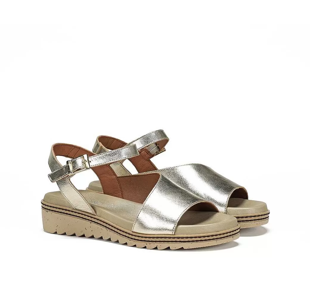 Fluchos Espe D8771 Sandalia Dorada^Mujer Sandalias