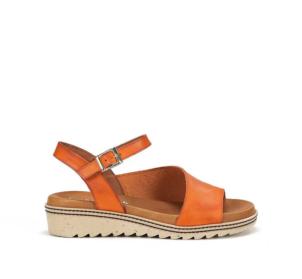 Fluchos Espe D8771 Sandalia Naranja^Mujer Sandalias