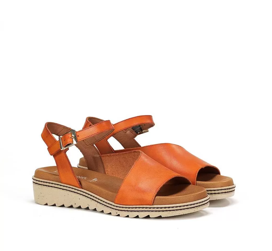 Fluchos Espe D8771 Sandalia Naranja^Mujer Sandalias