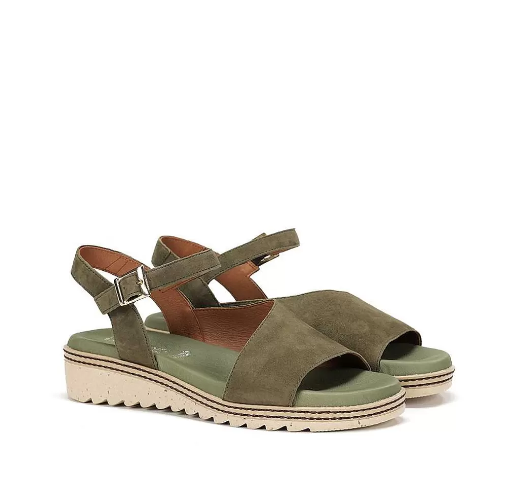 Fluchos Espe D8771 Sandalia Verde^Mujer Sandalias