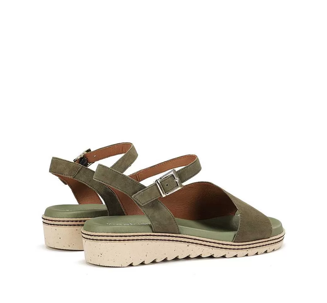 Fluchos Espe D8771 Sandalia Verde^Mujer Sandalias