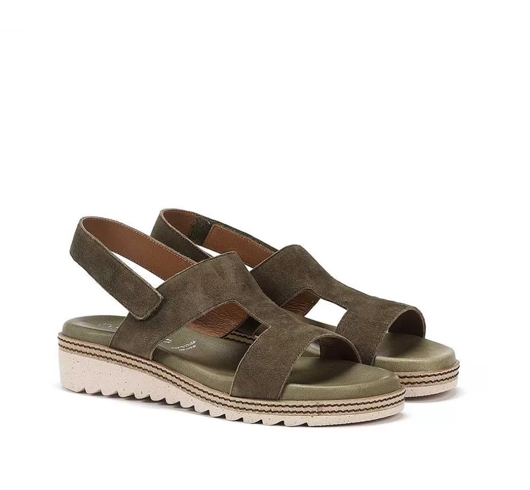 Fluchos Espe D8775 Sandalia Verde^Mujer Sandalias