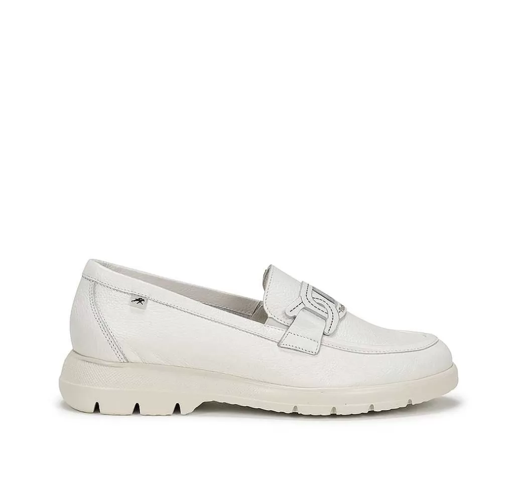 Fluchos Gladis F1688 Mocasin Blanco^Mujer Zapatos De Tacón