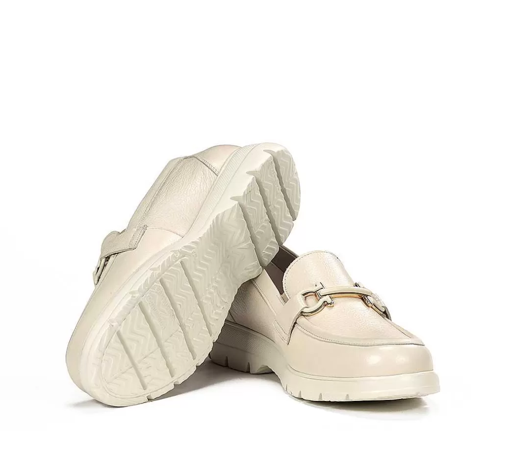 Fluchos Gladis F1936 Mocasin Taupe^Mujer Mocasines