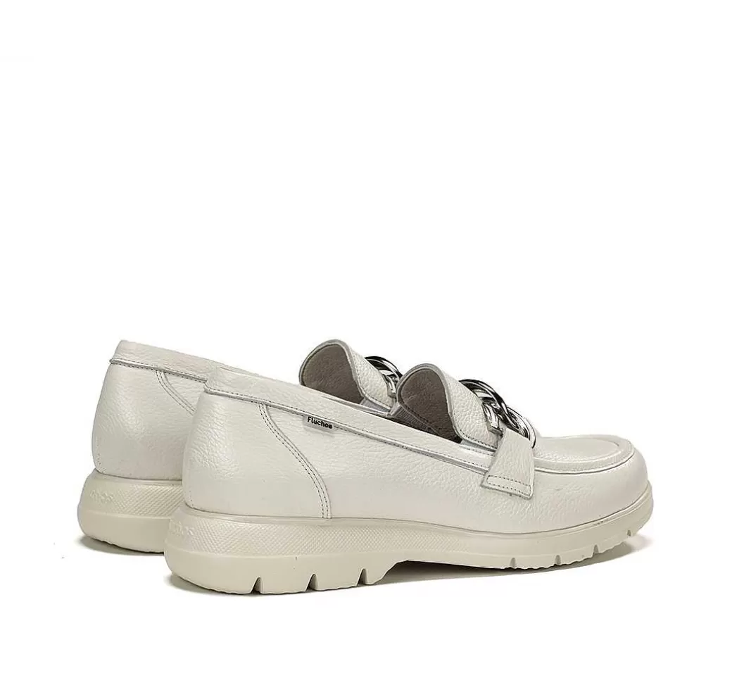 Fluchos Gladis F1937 Mocasin Blanco^Mujer Mocasines