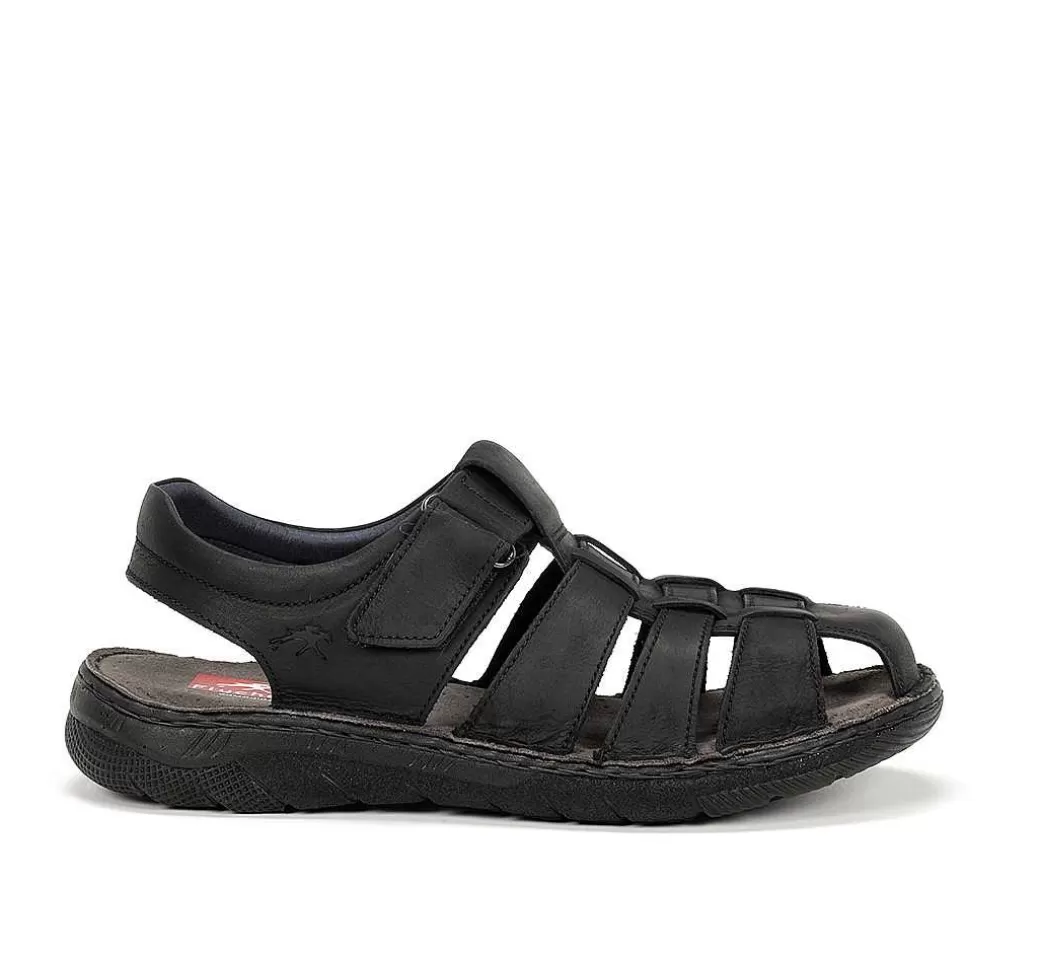 Fluchos Keops F1754 Sandalia Negra^Hombre Sandalias