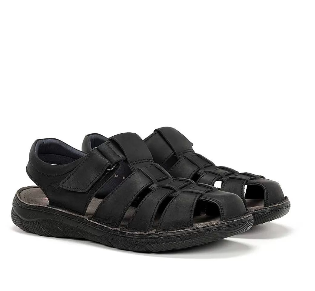 Fluchos Keops F1754 Sandalia Negra^Hombre Sandalias