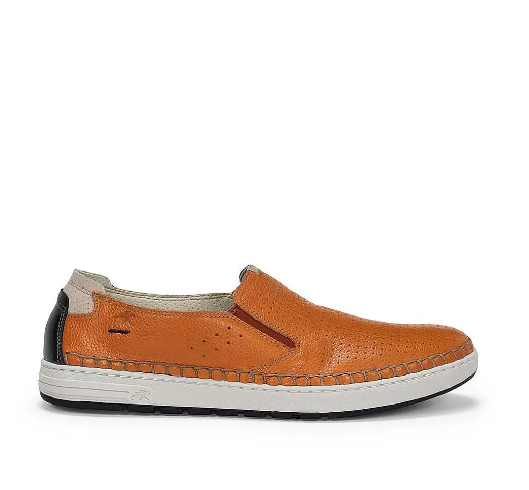 Fluchos Lester F1719 Slip On Naranja^Hombre Slip On