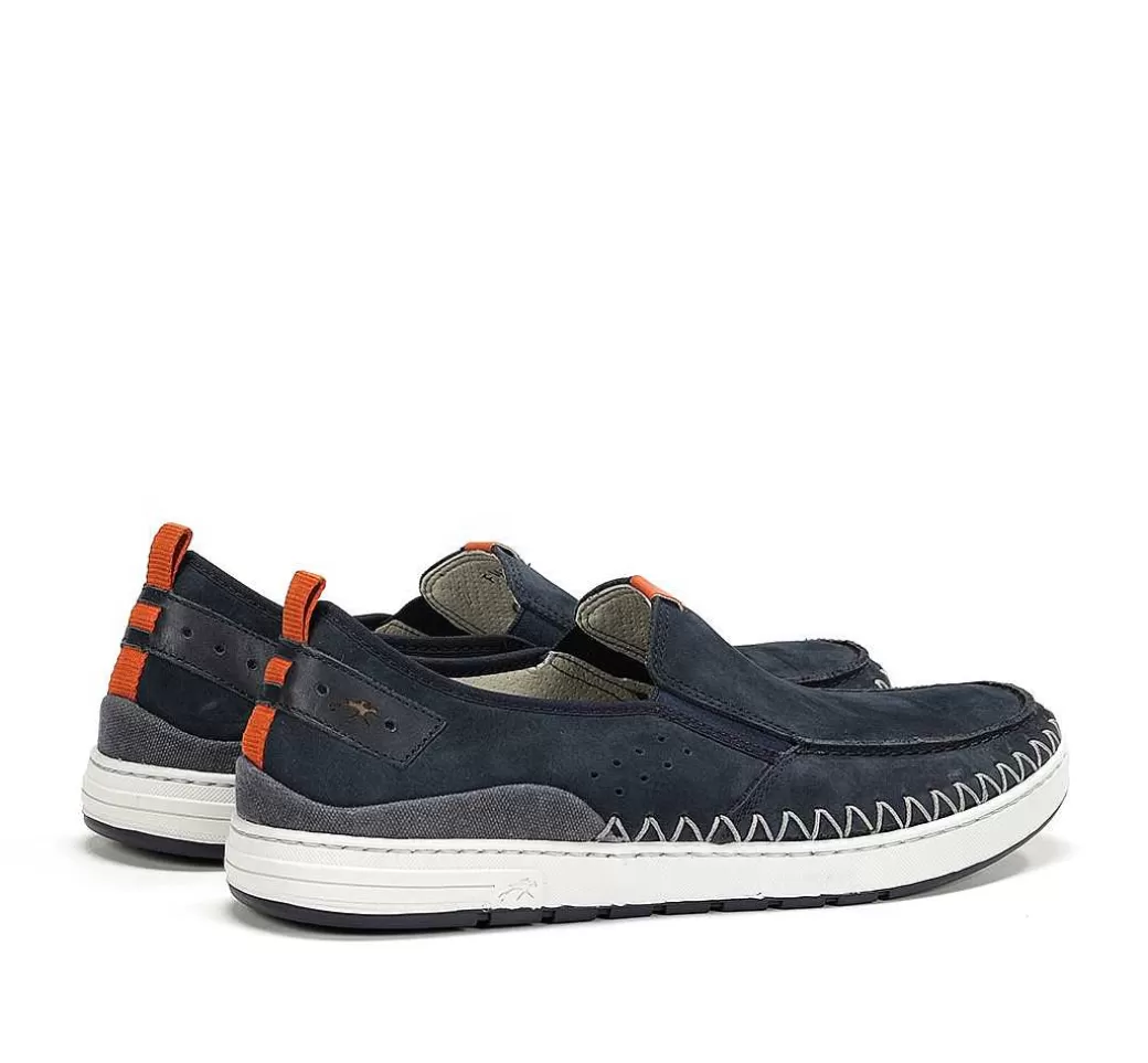 Fluchos Lester F1922 Mocasin Azul^Hombre Mocasines