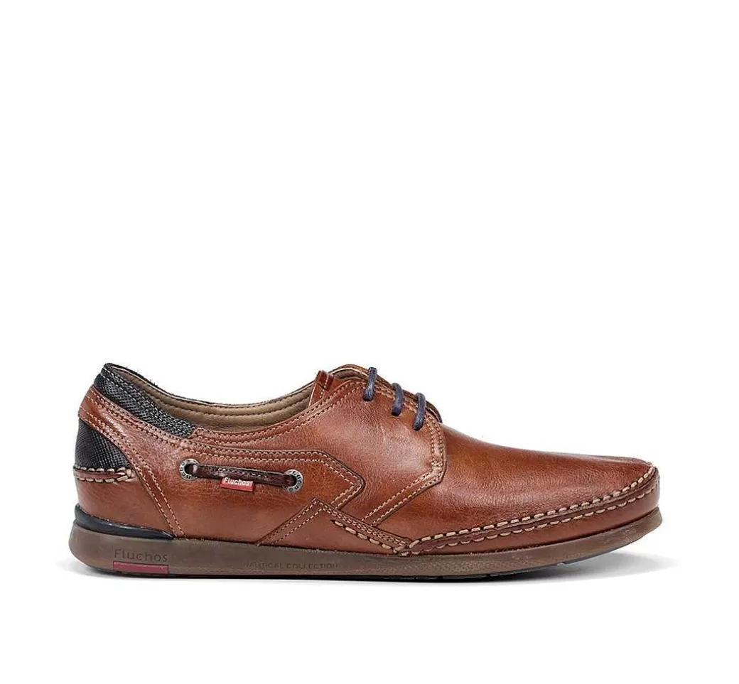 Fluchos Mariner 9884 Zapato Marron^Hombre Zapatos