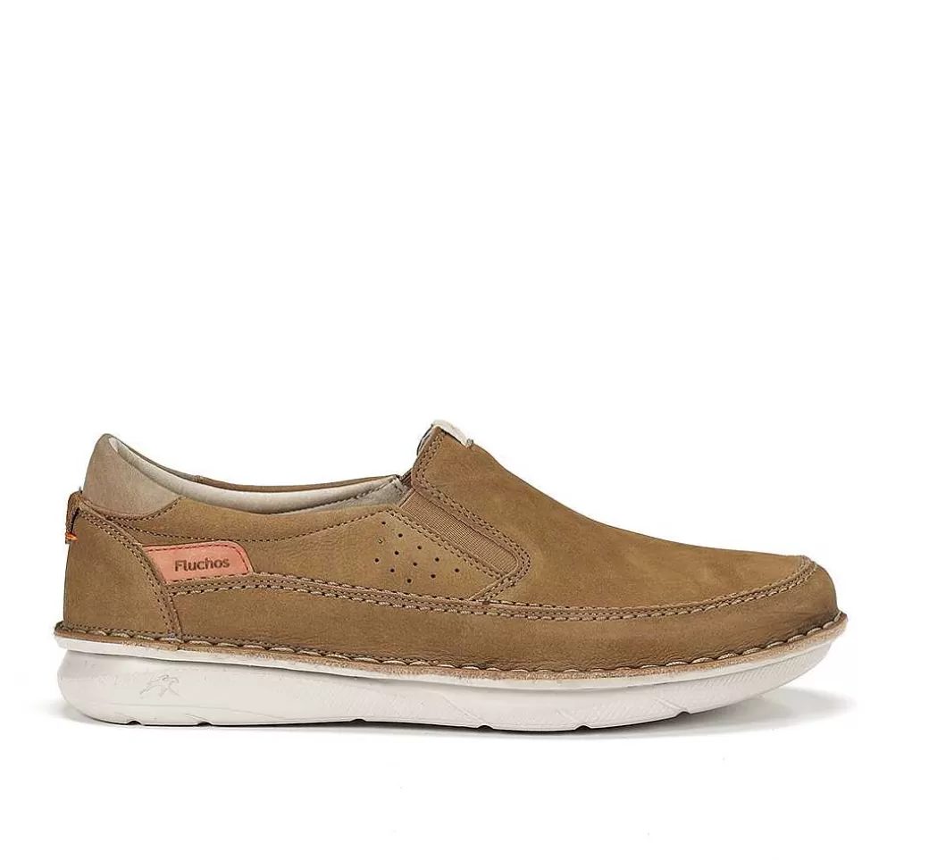 Fluchos Parker F2001 Slip On Marron^Hombre Slip On