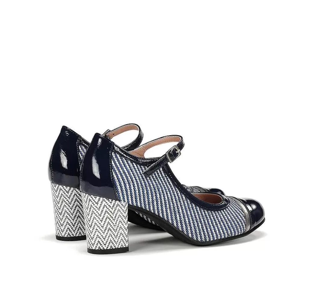 Fluchos Rodin D8511 Zapato Azul^Mujer Zapatos De Tacón