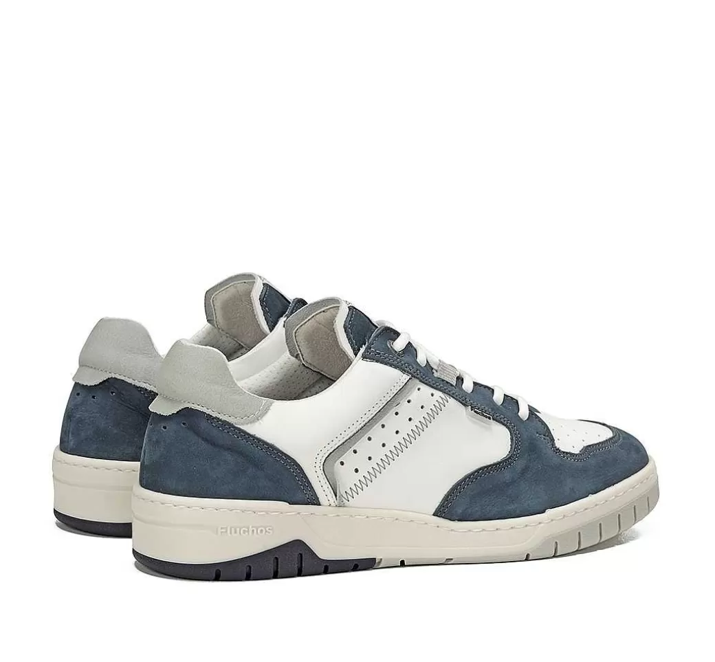 Fluchos Roger F1954 Deportivo Azul^Hombre Cordones