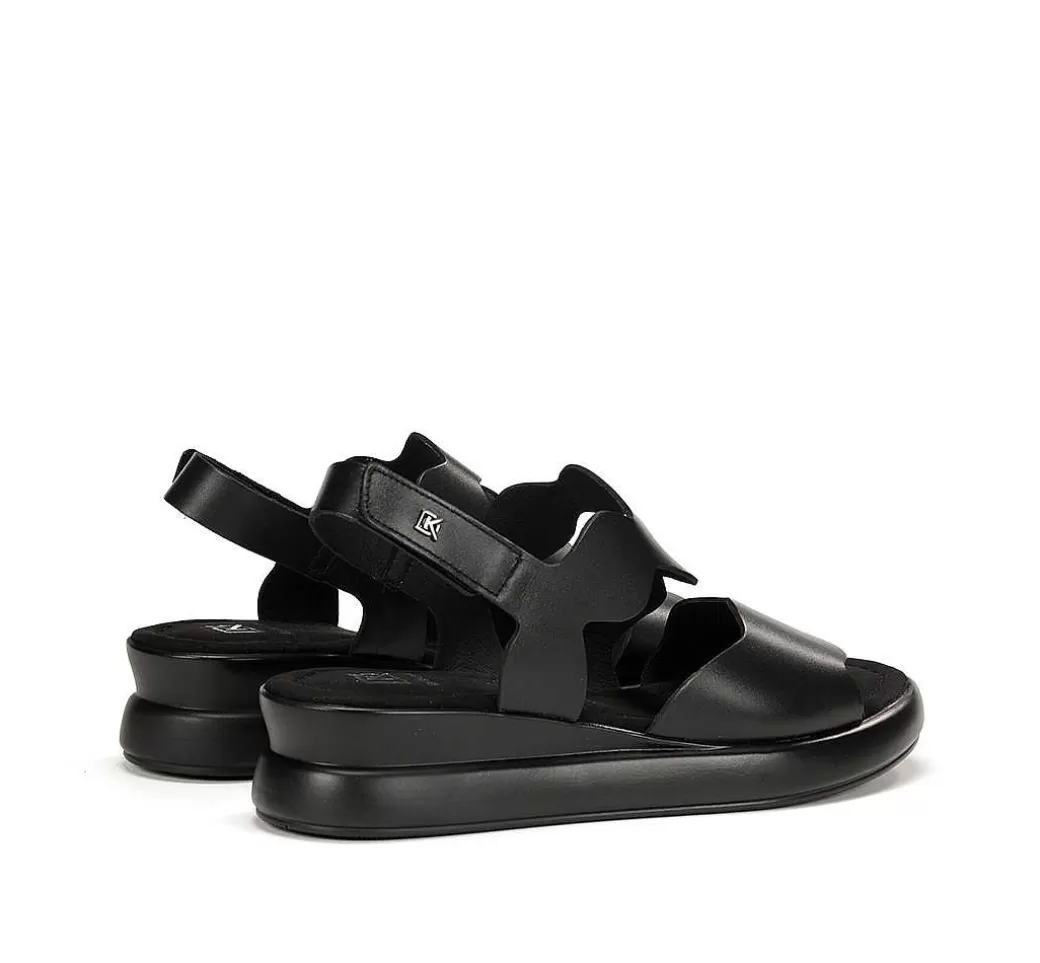 Fluchos Slam D9290 Sandalia Negra^Mujer Cunas