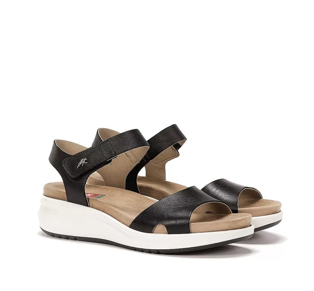 Fluchos Yagon F1475 Sandalia Negra^Mujer Sandalias