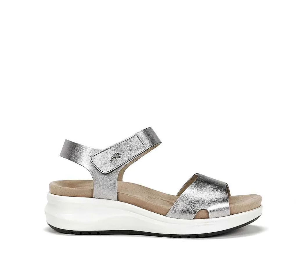 Fluchos Yagon F1475 Sandalia Plata^Mujer Sandalias