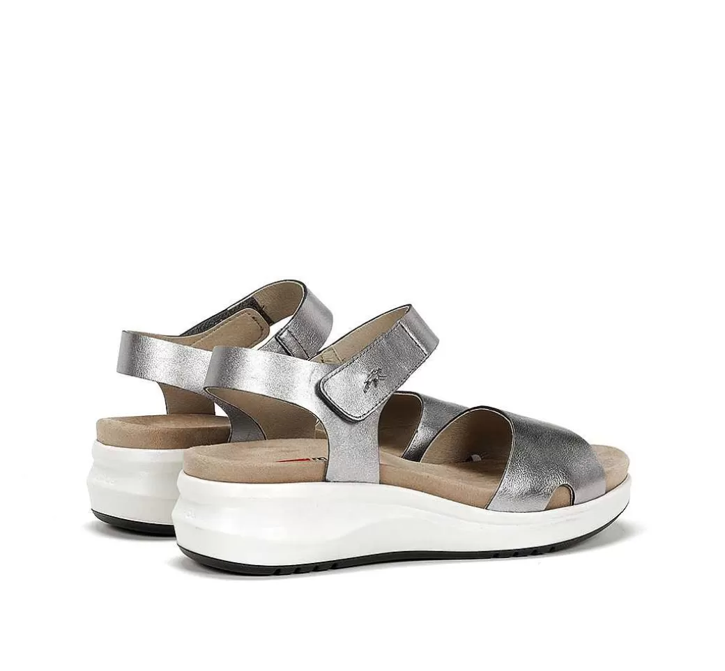 Fluchos Yagon F1475 Sandalia Plata^Mujer Sandalias