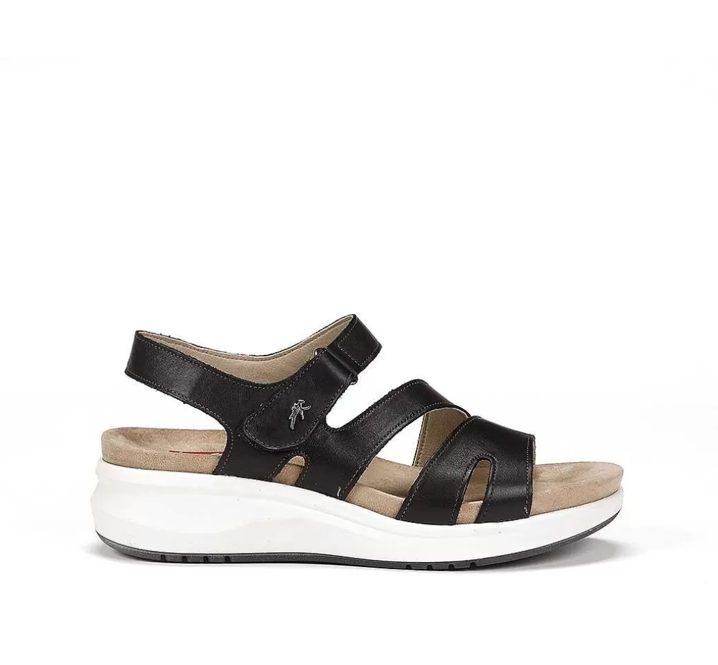 Fluchos Yagon F1478 Sandalia Negra^Mujer Sandalias