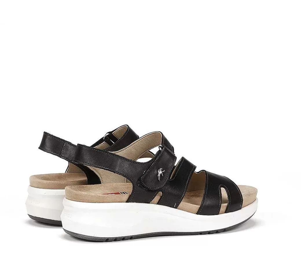 Fluchos Yagon F1478 Sandalia Negra^Mujer Sandalias